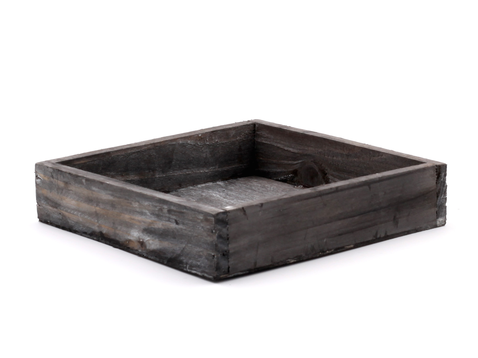 Holztablett dunkel 1,5,10er SET - 14cm x 14cm - Deko