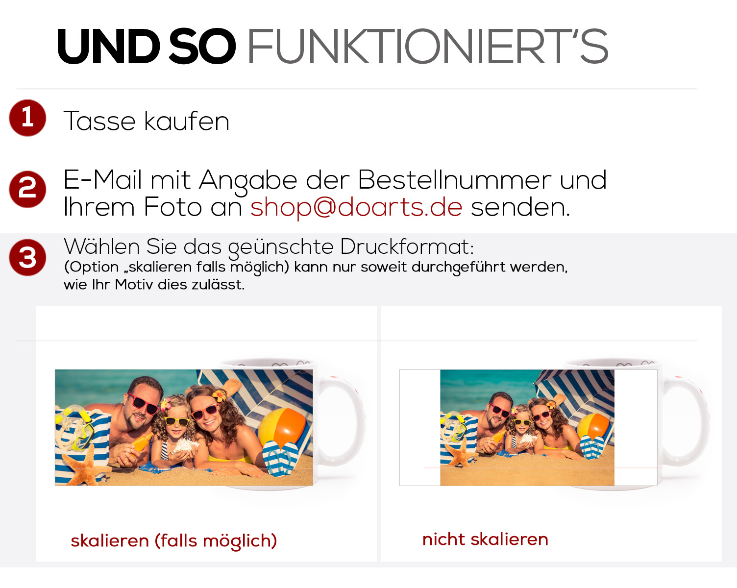 Dein Foto auf der " I LOVE YOU " Tasse - LIMITED EDITION