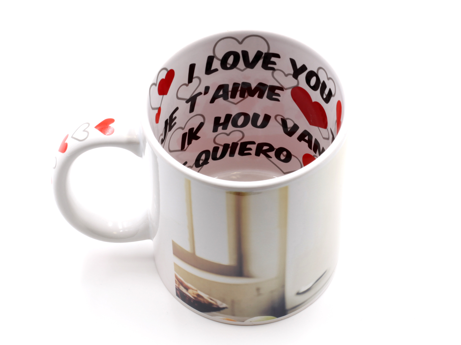 Dein Foto auf der " I LOVE YOU " Tasse - LIMITED EDITION