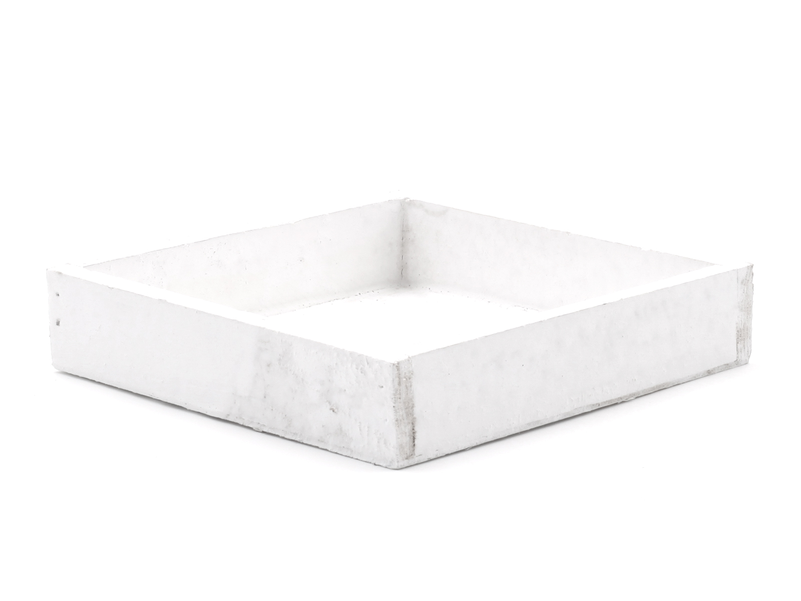 Holztablett weiß 1,5,10er SET - 14cm x 14cm - Deko