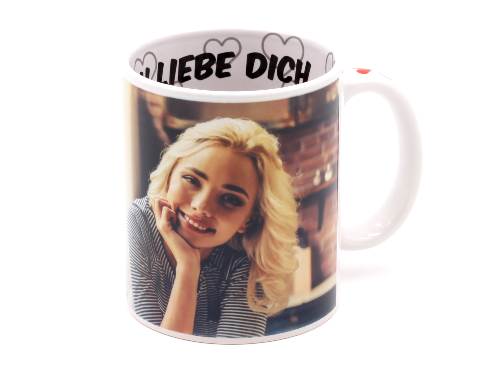 Dein Foto auf der " I LOVE YOU " Tasse - LIMITED EDITION